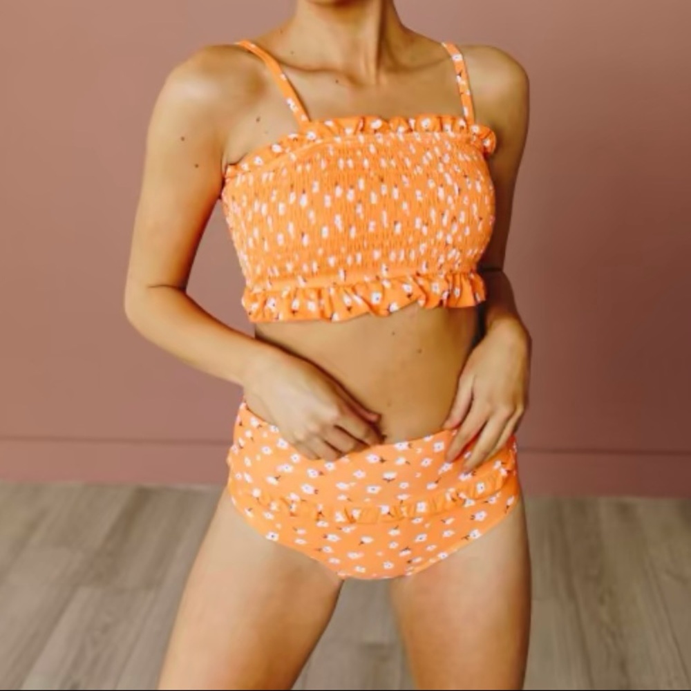 New Sunset 2 PC Swimsuit - XL Orange New in original package